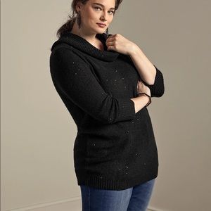 Black sparkly sweater